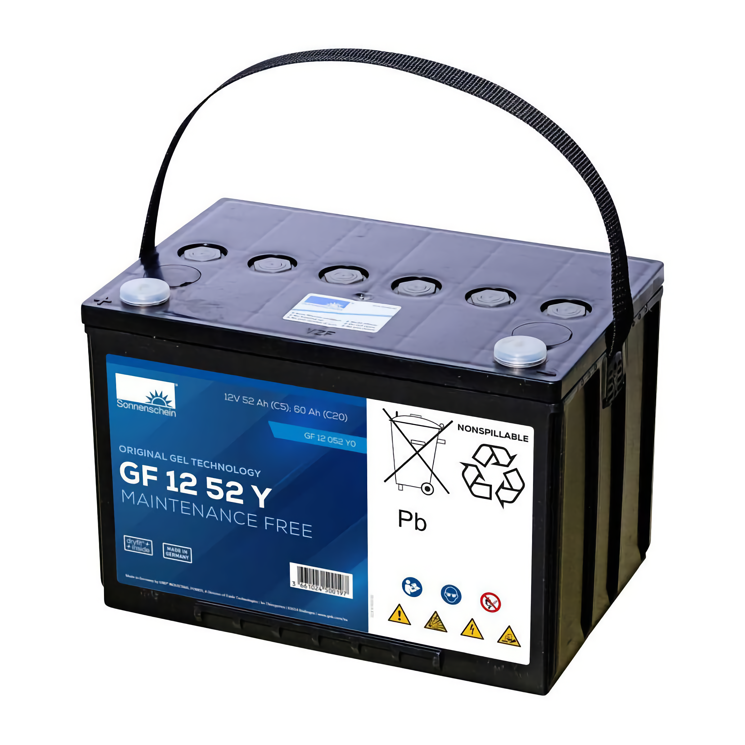 Exide Piombo Gel 12V 25Ah Dryfit GF12025YG batteria GF12025YG 